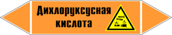 Маркировка трубопровода "дихлоруксусная кислота" (k15, пленка, 252х52 мм)" - Маркировка трубопроводов - Маркировки трубопроводов "КИСЛОТА" - Магазин охраны труда и техники безопасности stroiplakat.ru